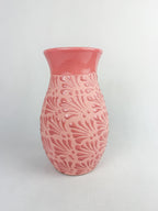 Talavera Style Flower Vase 9 Inch - Engobe Florero