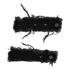 BL SPIKED DENIM BRACELET (PAIR OF TWO)