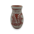 Terracotta Talavera Vase | Mexican Hand-Painted Pot